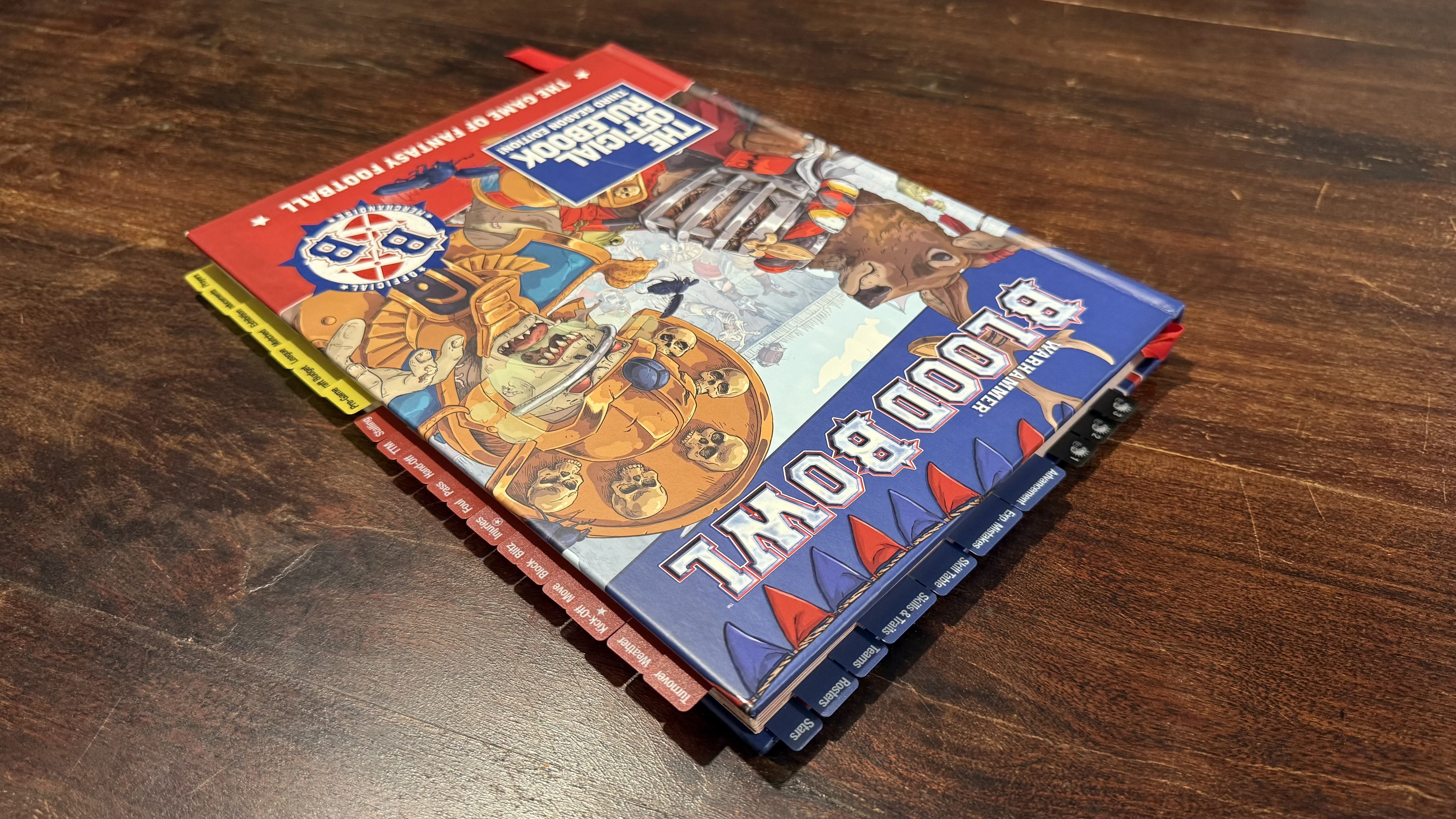 Blood Bowl Rule Book Tabs