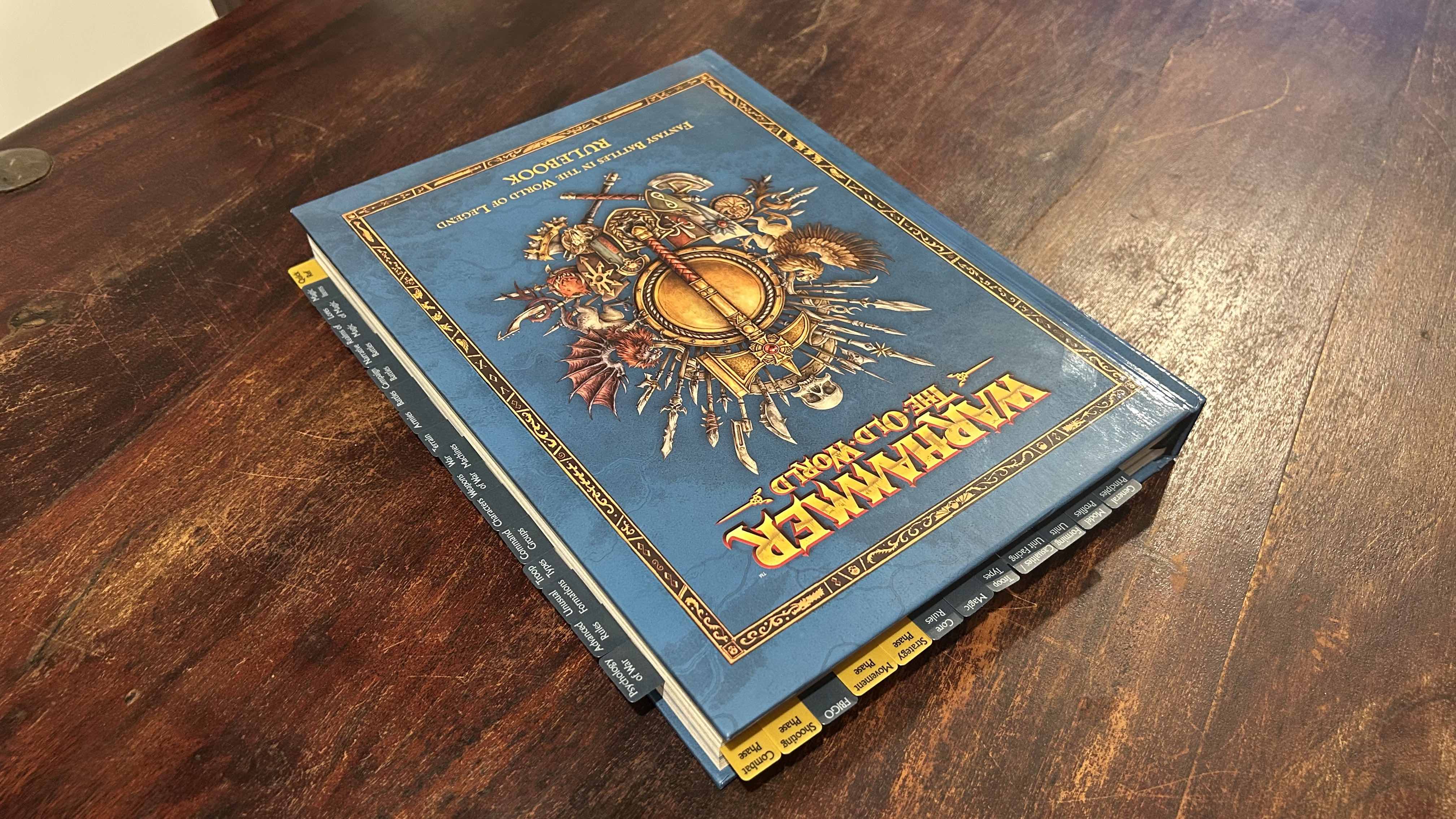 Old World Rule Book Tabs